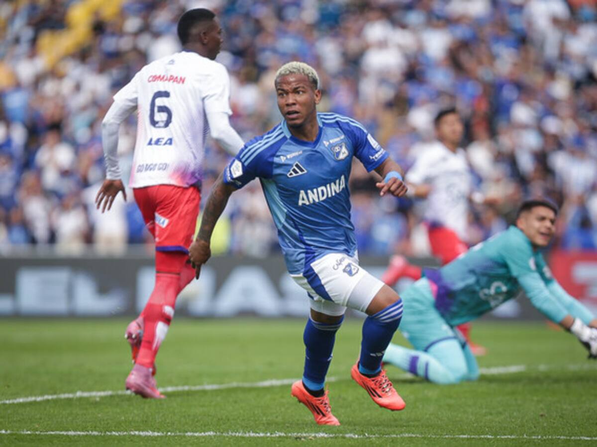 Beckham David Castro renueva la ilusión de Millonarios y termina invicto de Fortaleza: Resumen