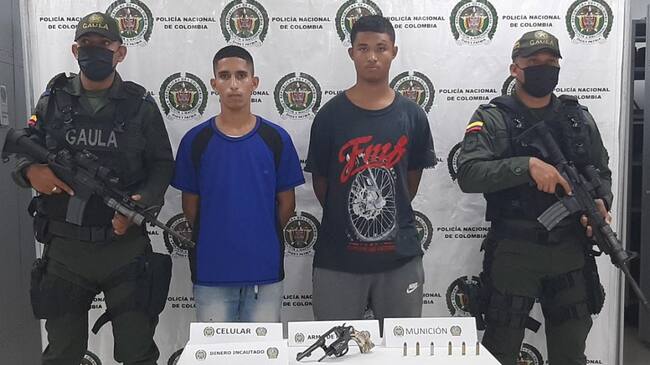 Los capturados se hacían pasar como integrantes del Clan del Golfo, intimidando a comerciantes de algunos barrios