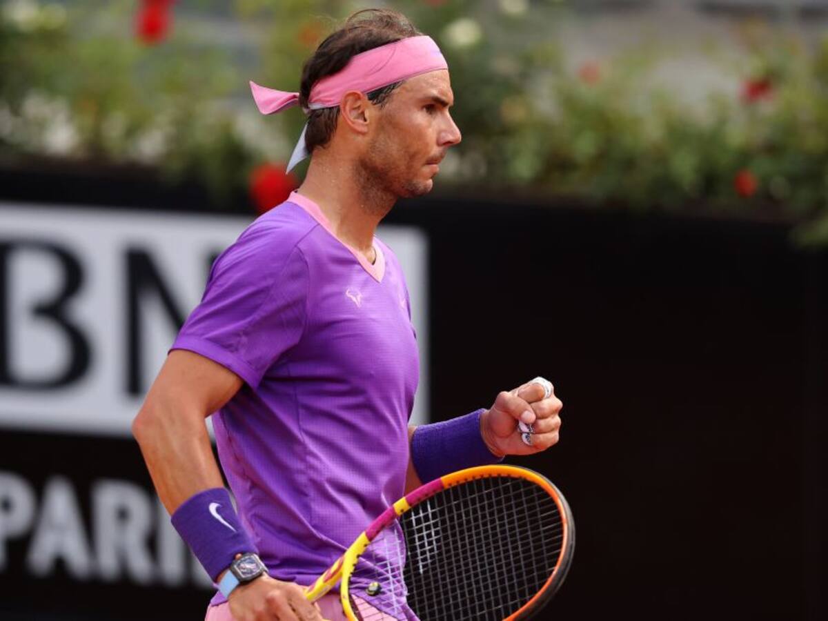 Nadal pisa firme en su debut en el Masters 1000 de Roma
