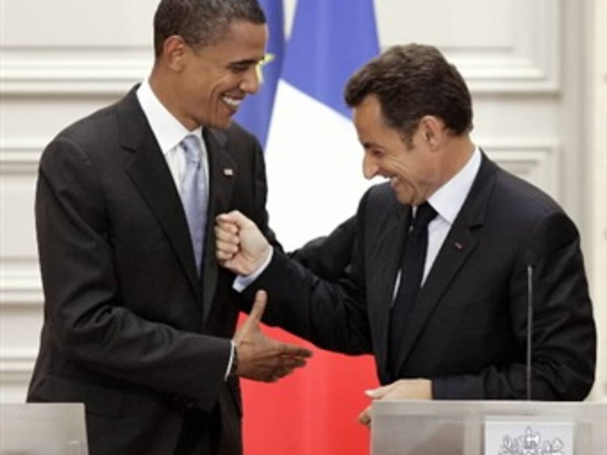 Obama recibirá hoy a Sarkozy por primera vez en la Casa Blanca