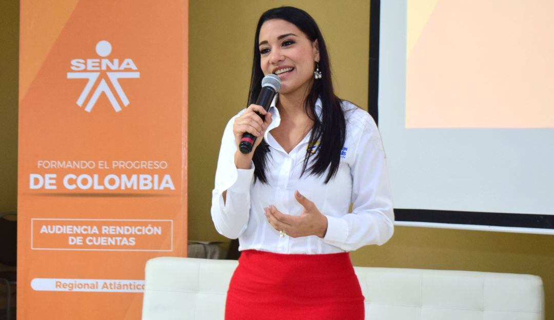 Jacqueline Rojas, directora del SENA en el Atlántico