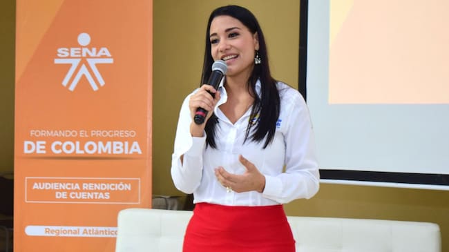 Jacqueline Rojas, directora del SENA en el Atlántico