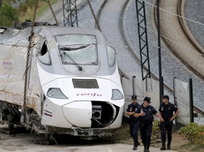 Nuevas pruebas de accidente ferroviario. Foto: EFE