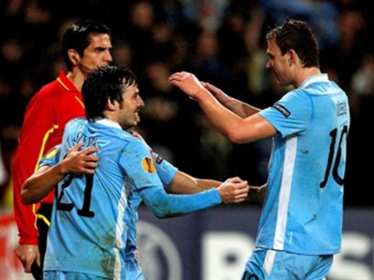 Manchester City goleó 4-0 al Porto y lo eliminó de la Europa League