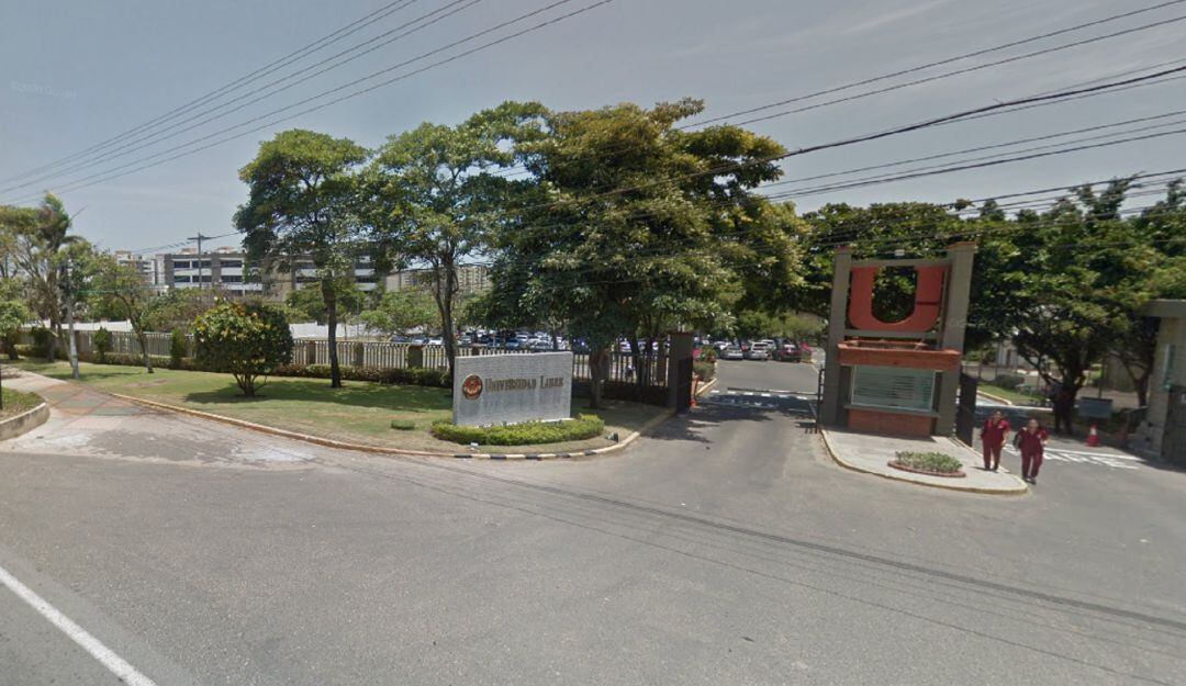 Imagen de referencia de la Universidad del Libre sede norte.