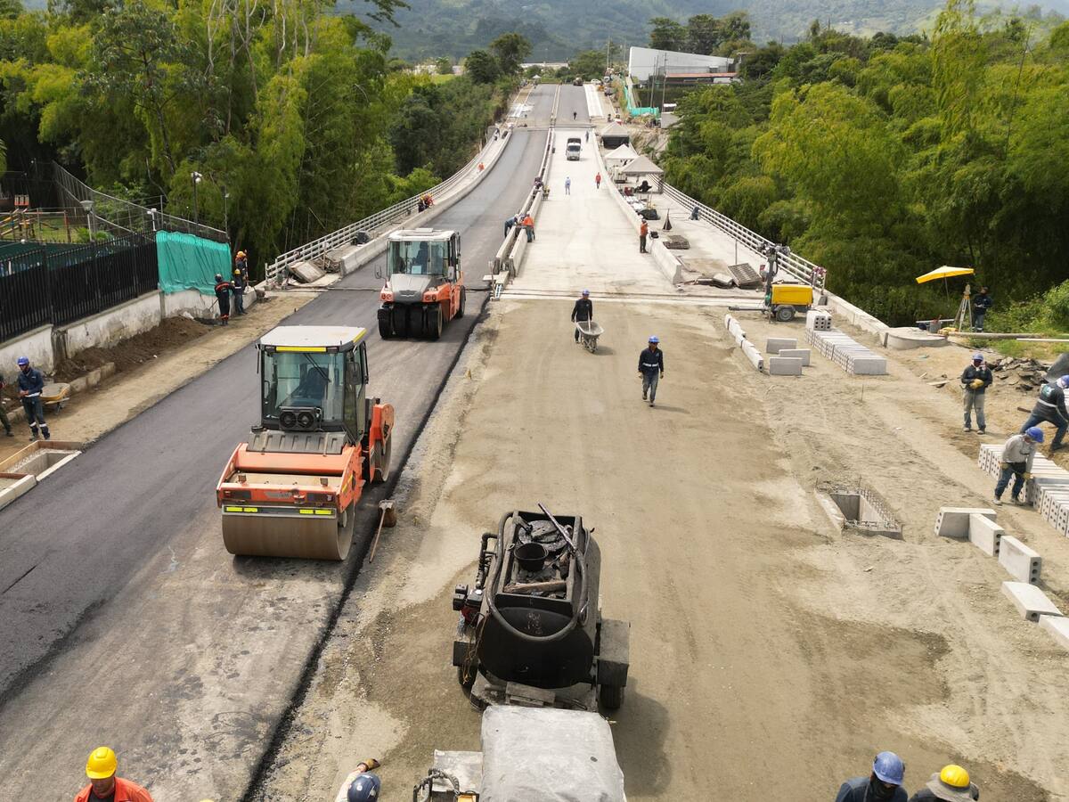 Nuevo proceso contractual para culminar obra del puente de valorización en Armenia