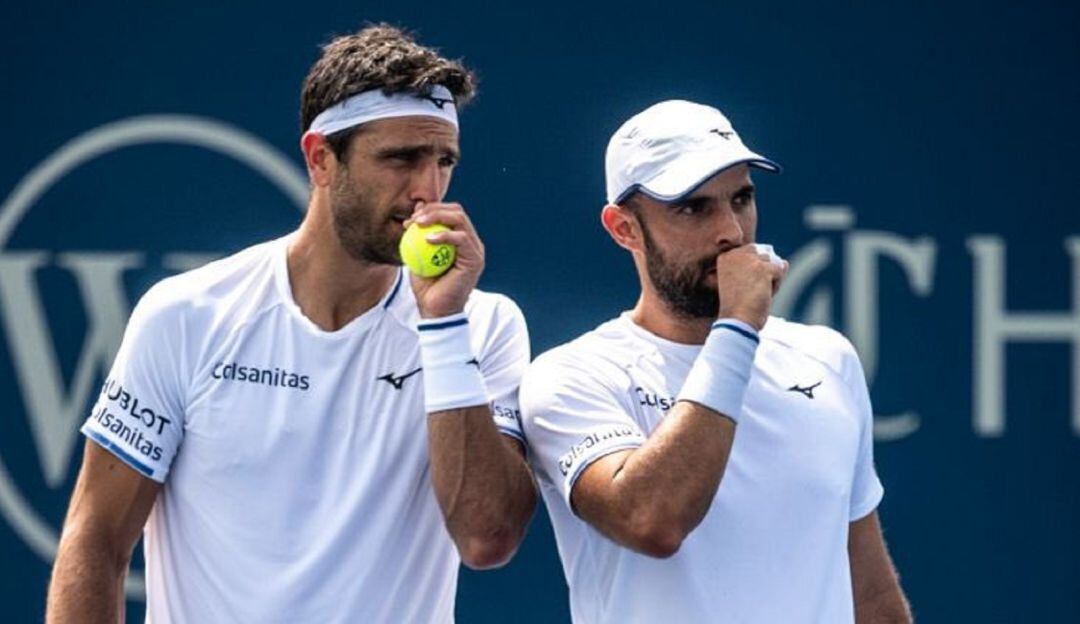 Robert Farah y Juan Sebastián Cabal en el Masters de Cincinnati