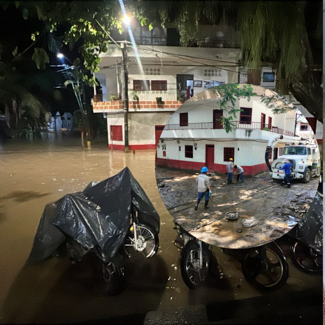 Inundaciones en Bolombolo- fotos alcaldía de Venecia