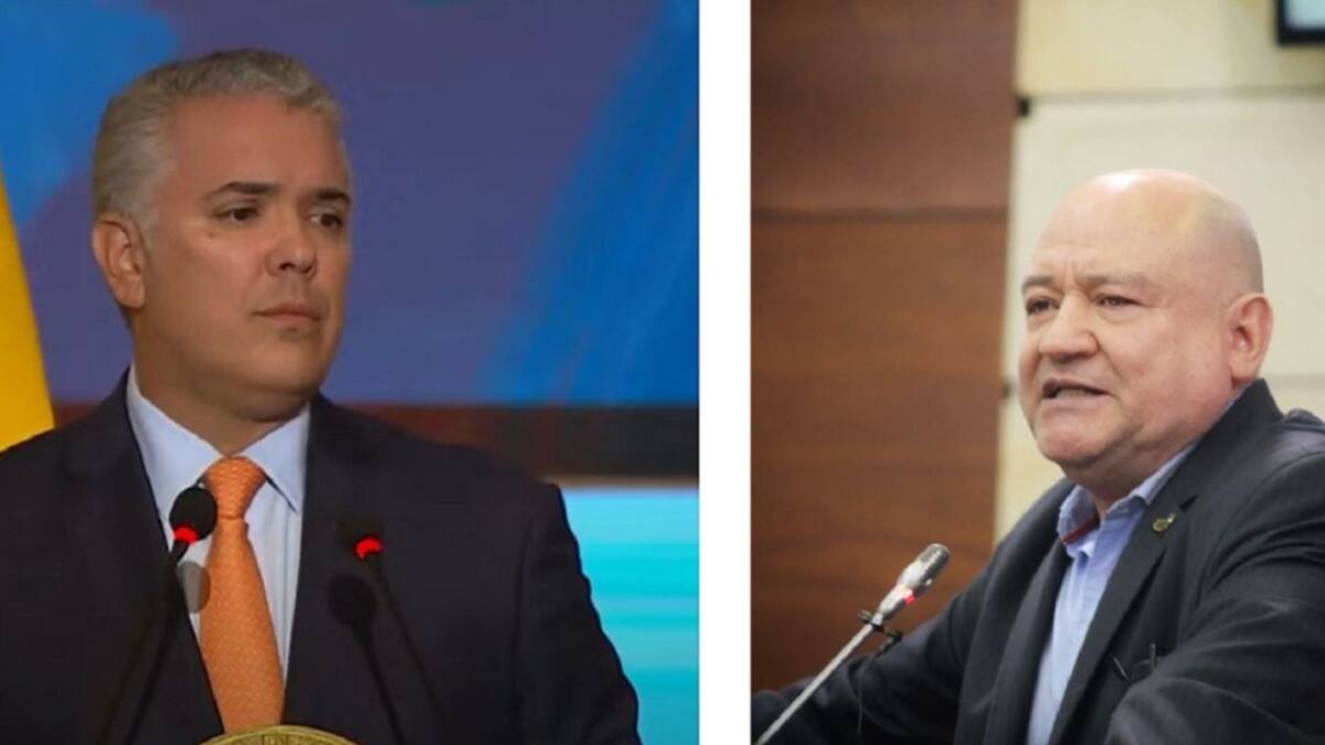 Dura respuesta de Duque a Julián Gallo, quien hizo la réplica de oposición