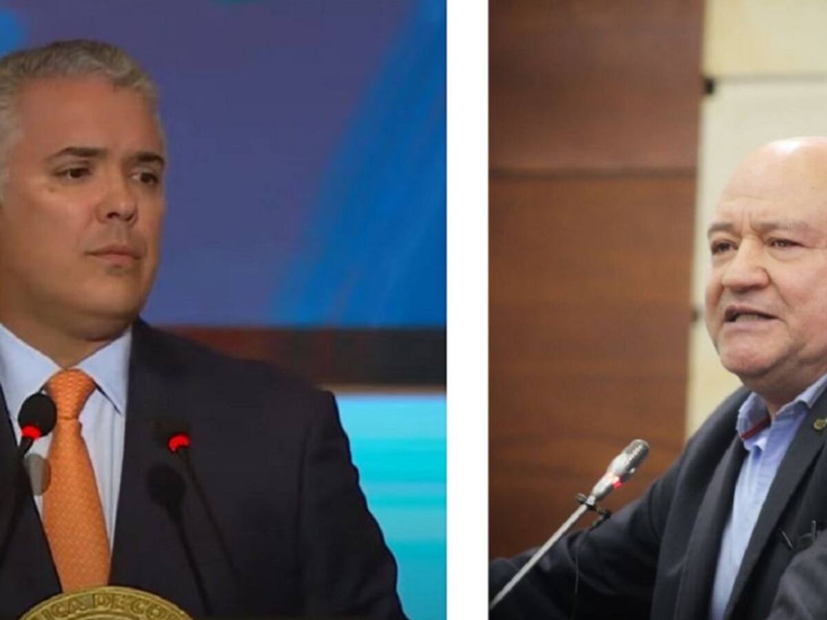 Dura respuesta de Duque a Julián Gallo, quien hizo la réplica de oposición