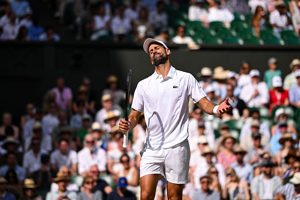 Sorpresa: El legendario Djokovic cae en su estreno en segunda ronda del Masters de Cincinnati. (Photo by Daniel Kopatsch/Getty Images)