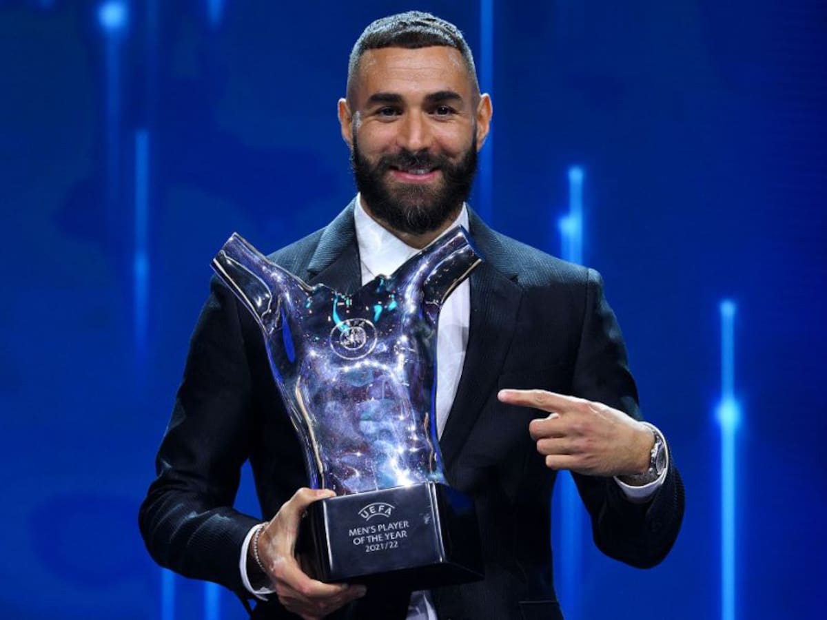 Benzema brilla: mejor jugador de la UEFA y mejor gol en Champions