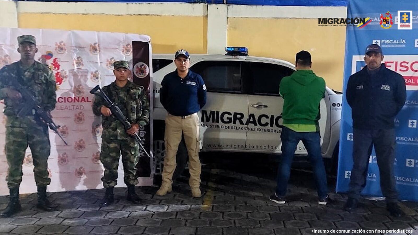 Judicializan a presuntos miembros de red de trafico de migrantes. Foto: Fiscalía