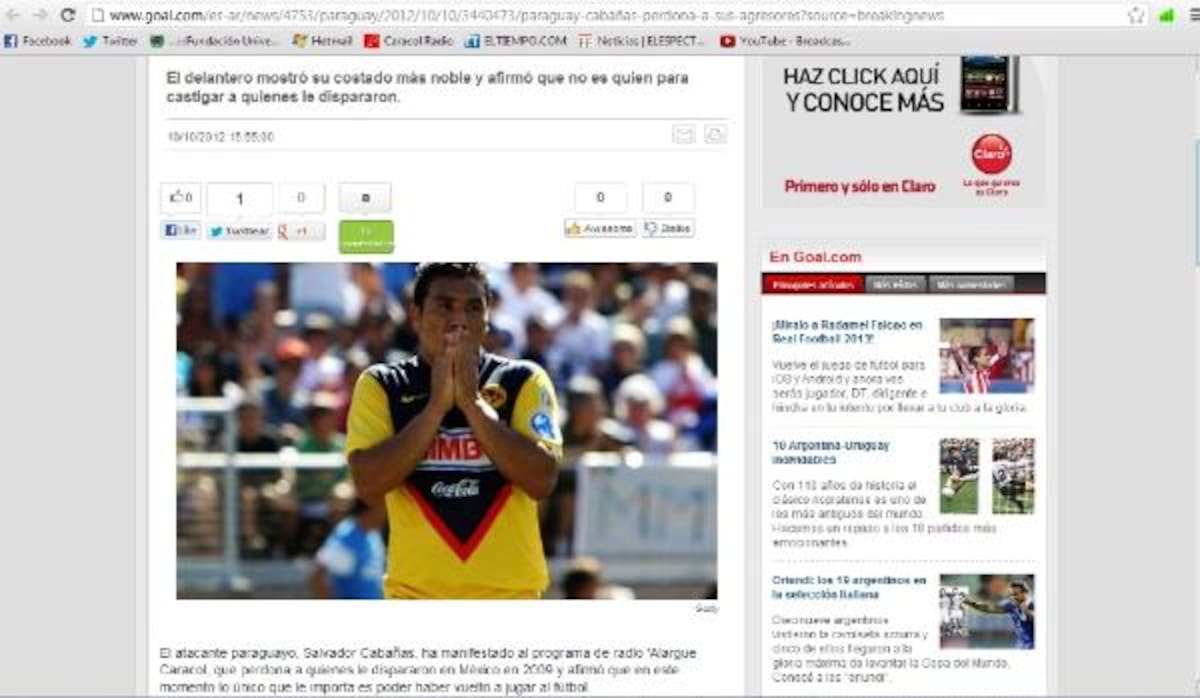 Medios de comunicación de México, España, Ecuador reseñaron la entrevista que El Alargue le hizo al paraguayo.