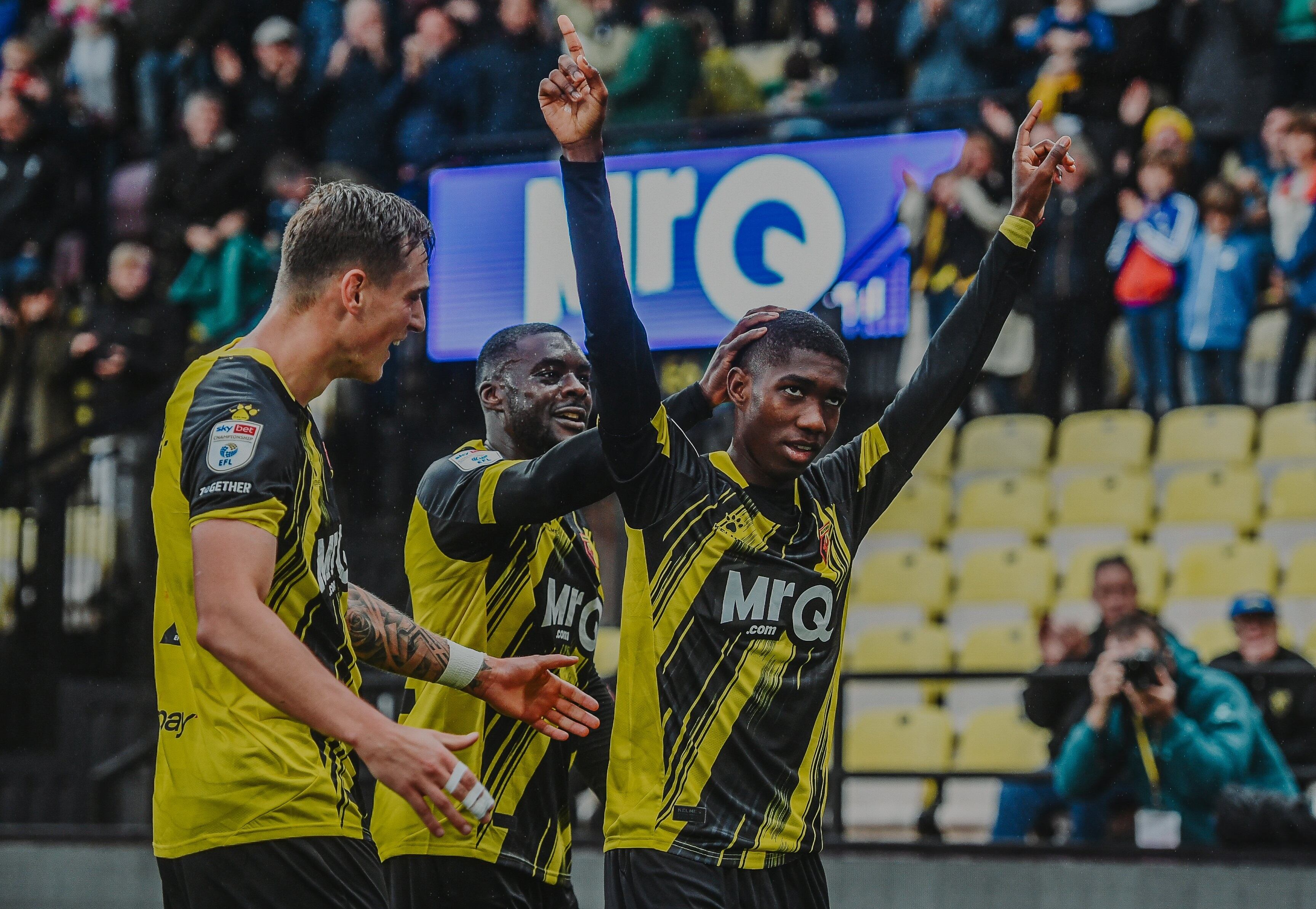 Yaser Asprilla ante Sheffield Wednesday | Foto: Watford Football Club (Twitter)