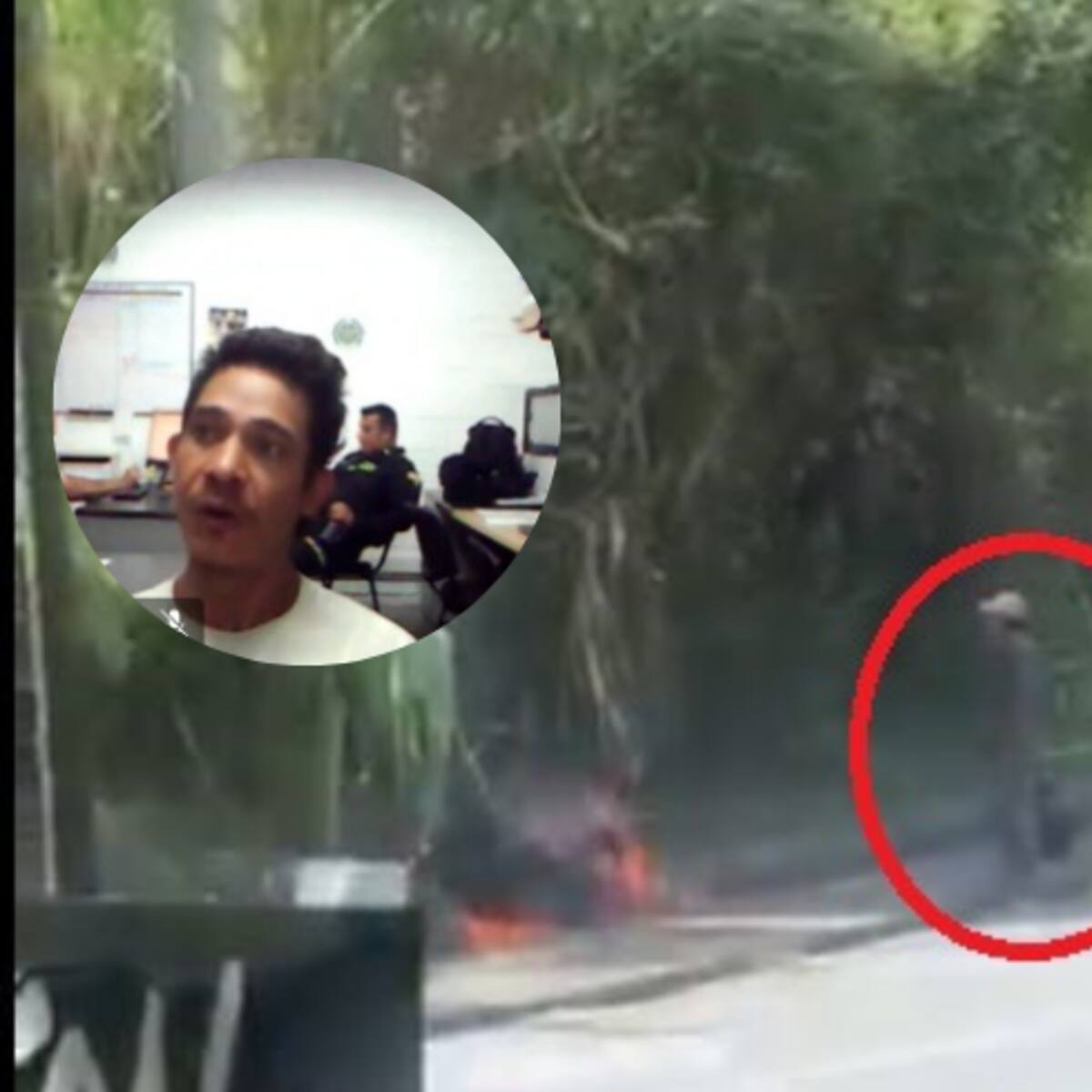 Medellín: dictaron medida de aseguramiento al hombre señalado de iniciar el incendio en Las Palmas