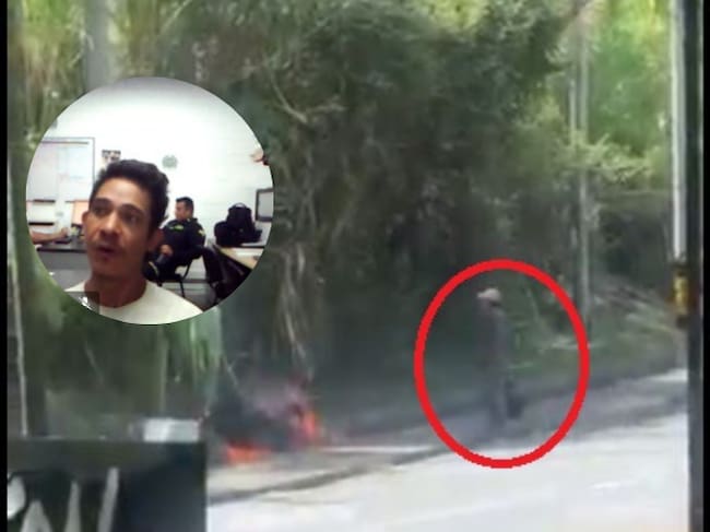 Wilder Ariel Jiménez judicializado por presuntamente iniciar un incendio en Medellín