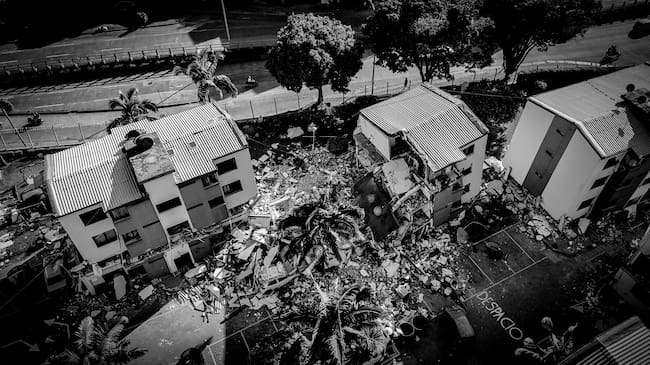 Las imágenes que deja el terremoto de 7,4 en Pereira. Foto: Carcol Radio