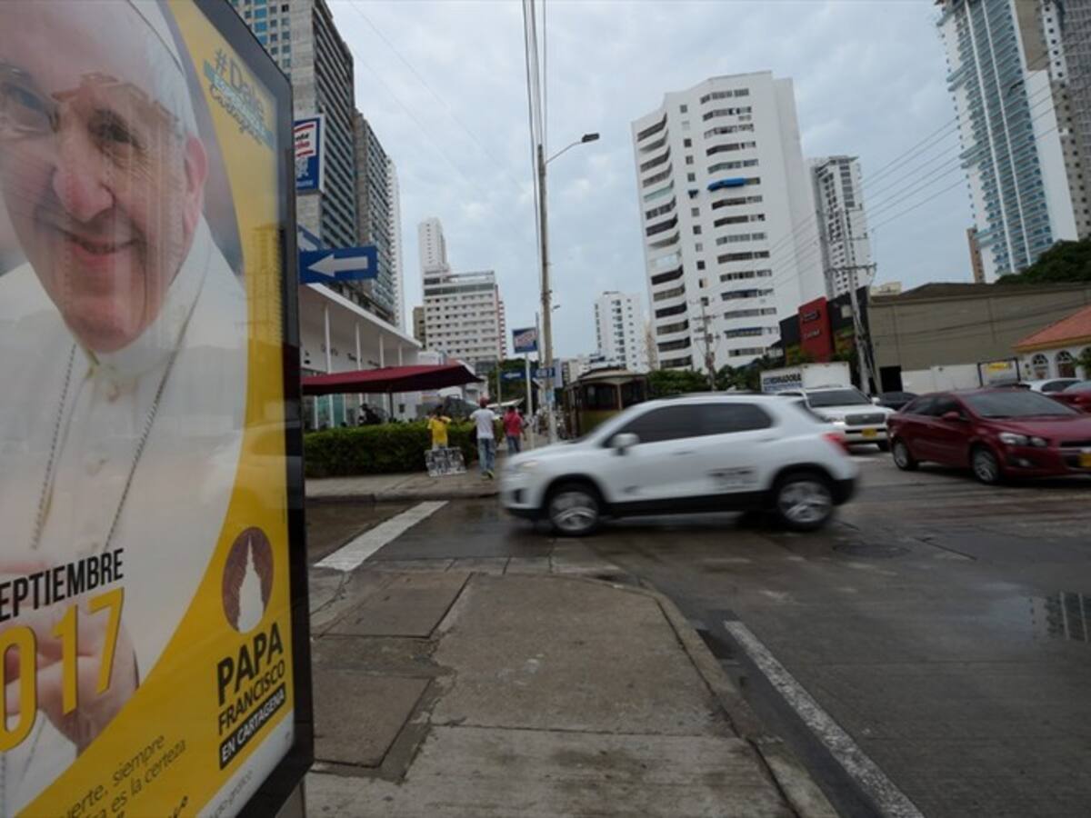 Durante visita del Papa en Cartagena prohíben ventas informales en varios sectores