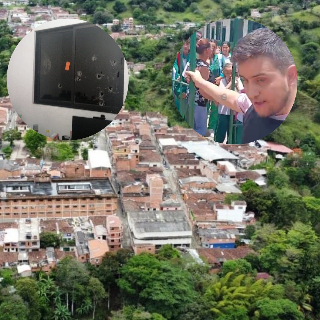 Atentado a profesor en Ebéjico- fotos cortesía