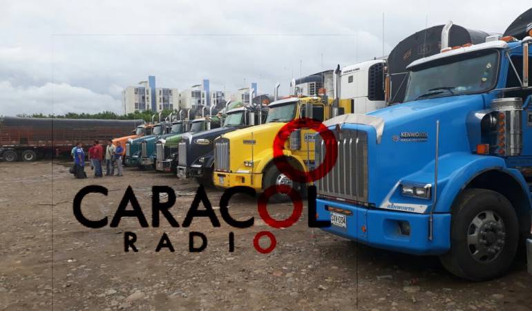 Camiones que transportarán perniles de cerdo a Venezuela 
