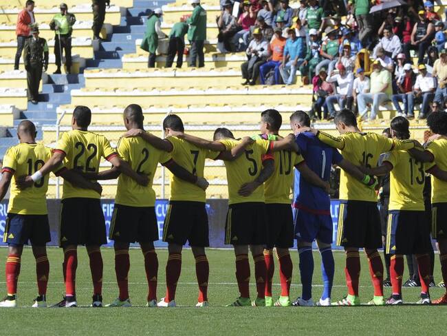 Colombia enfrentando a Bolivia por Eliminatoria en 2016