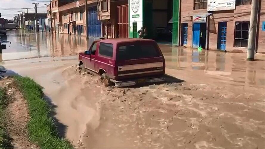 Inundaciones en Mosquera Cundinamarca. Foto: Cortesía Daniela Salgado
