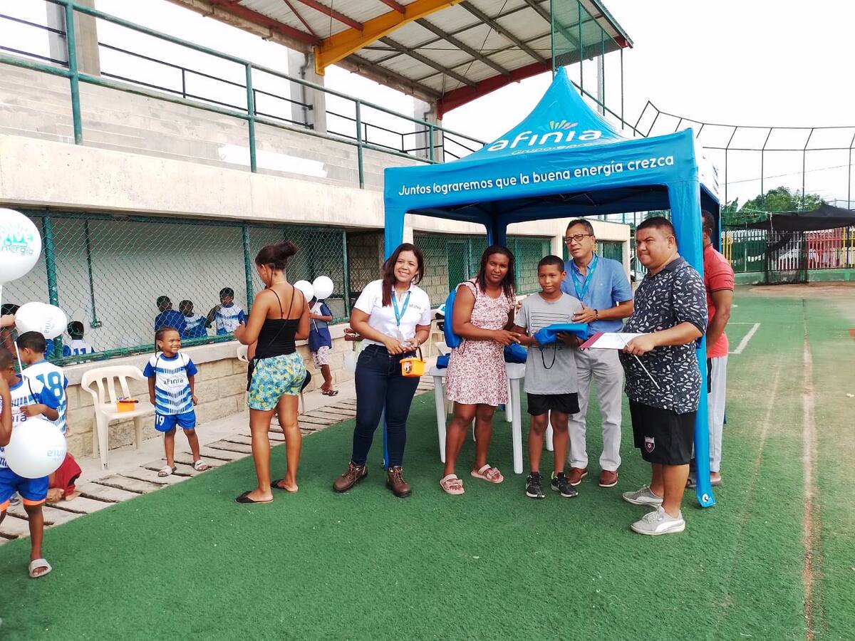 Con Transformando Realidades, Afinia incentiva el deporte en los niños y jóvenes