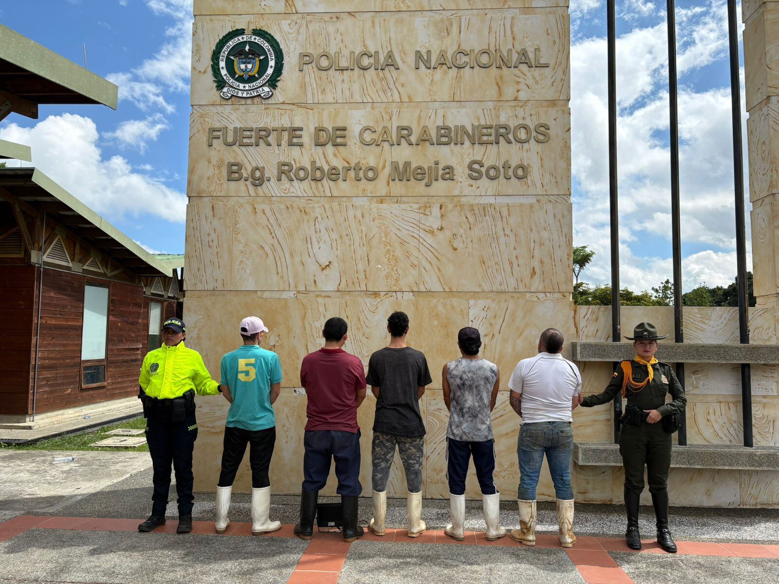 Capturados por matadero clandestino en Quindío- Cortesía Policía