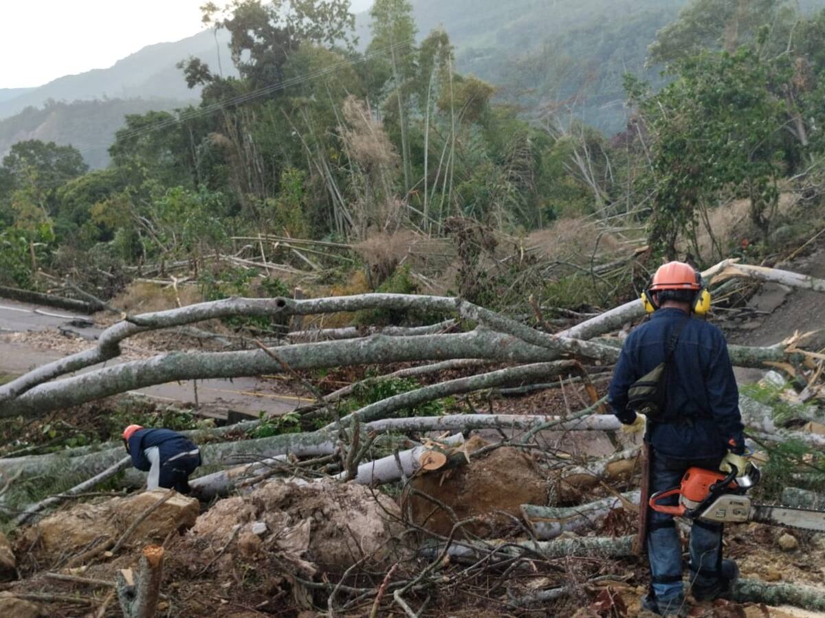 Empezaron trabajos en la vía Bucaramanga - Barrancabermeja