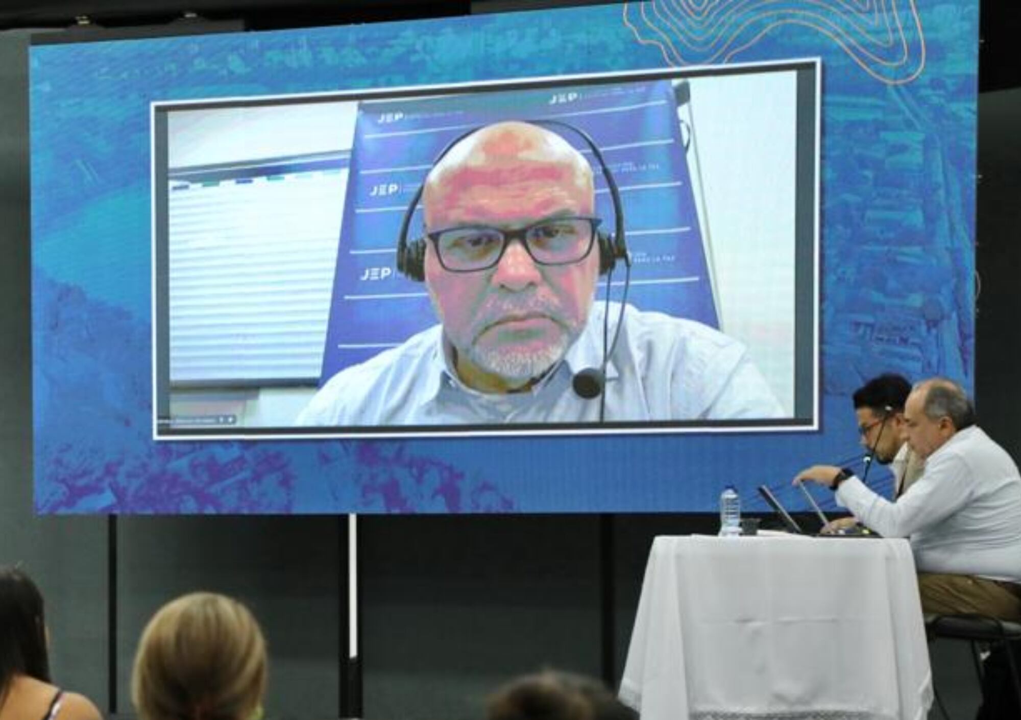 Salvatore Mancuso ante la JEP | Foto: Colprensa