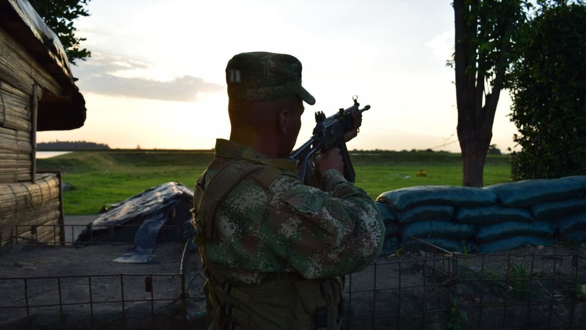 Dos soldados heridos dejan combates entre la fuerza pública y el Clan del Golfo en Sucre