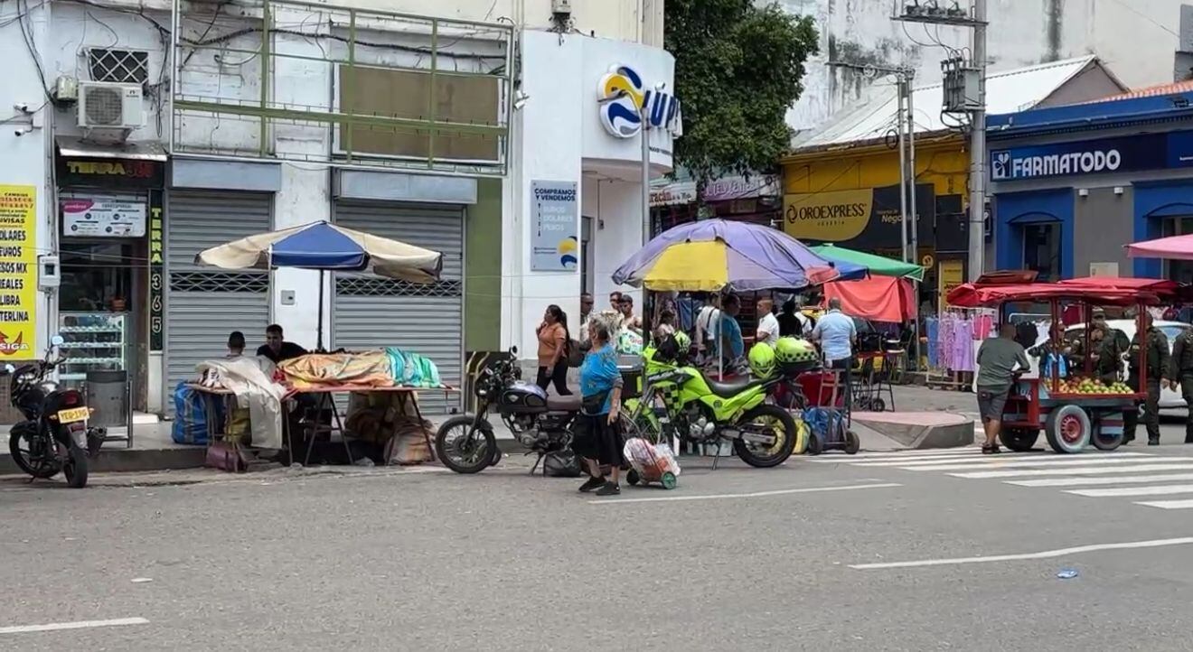 Balacera en el centro de Cúcuta deja un capturado y un herido. / Foto: Noticias Cúcuta 75.