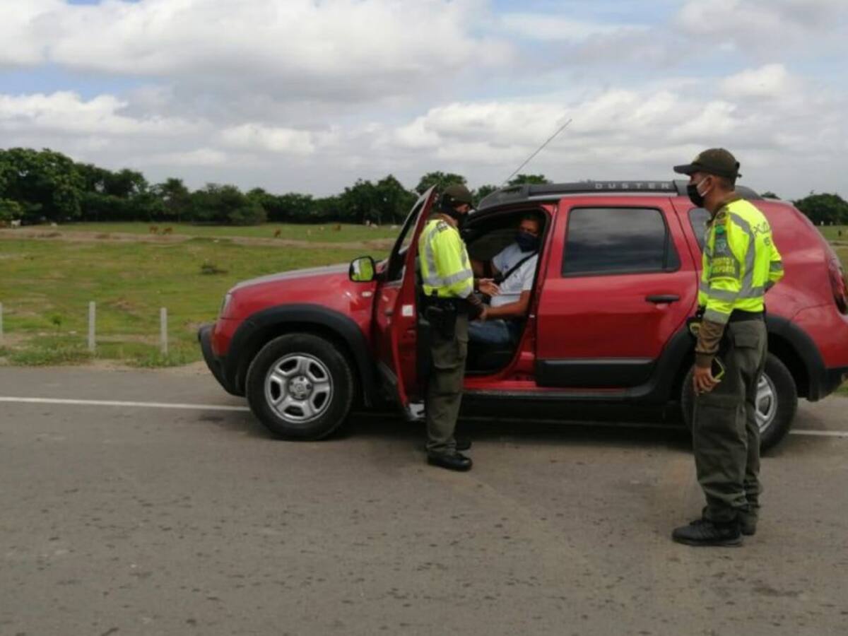 Policía de Bolívar adelanta controles para mitigar el Coronavirus