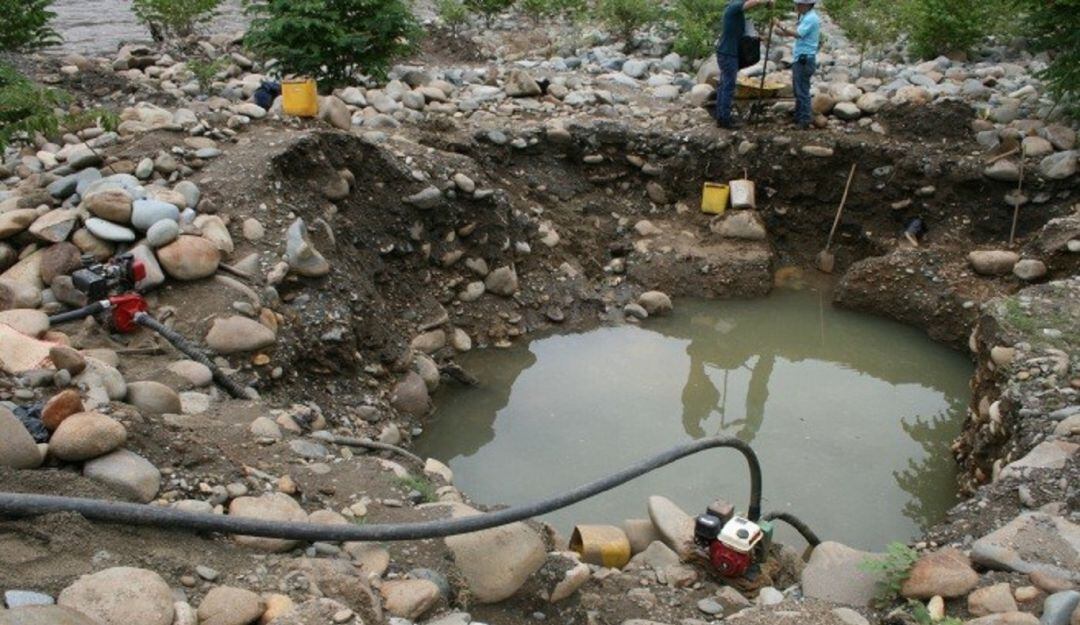 Foto archivo de mina en Caldas