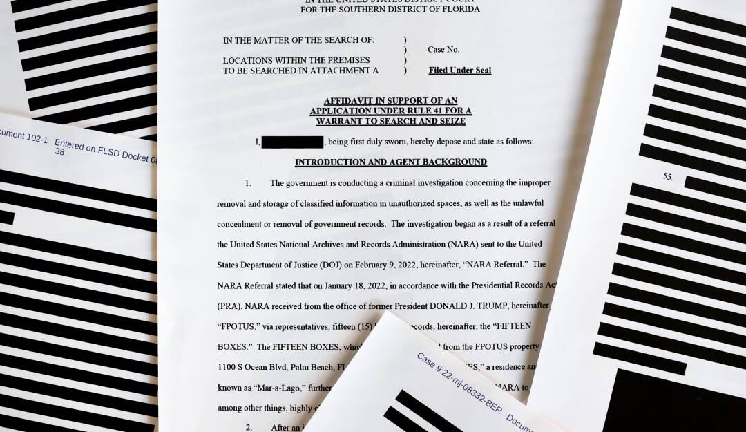 EE.UU. acusa a Trump de obstrucción a la justicia por ocultar documentos clasificados. Foto: Getty