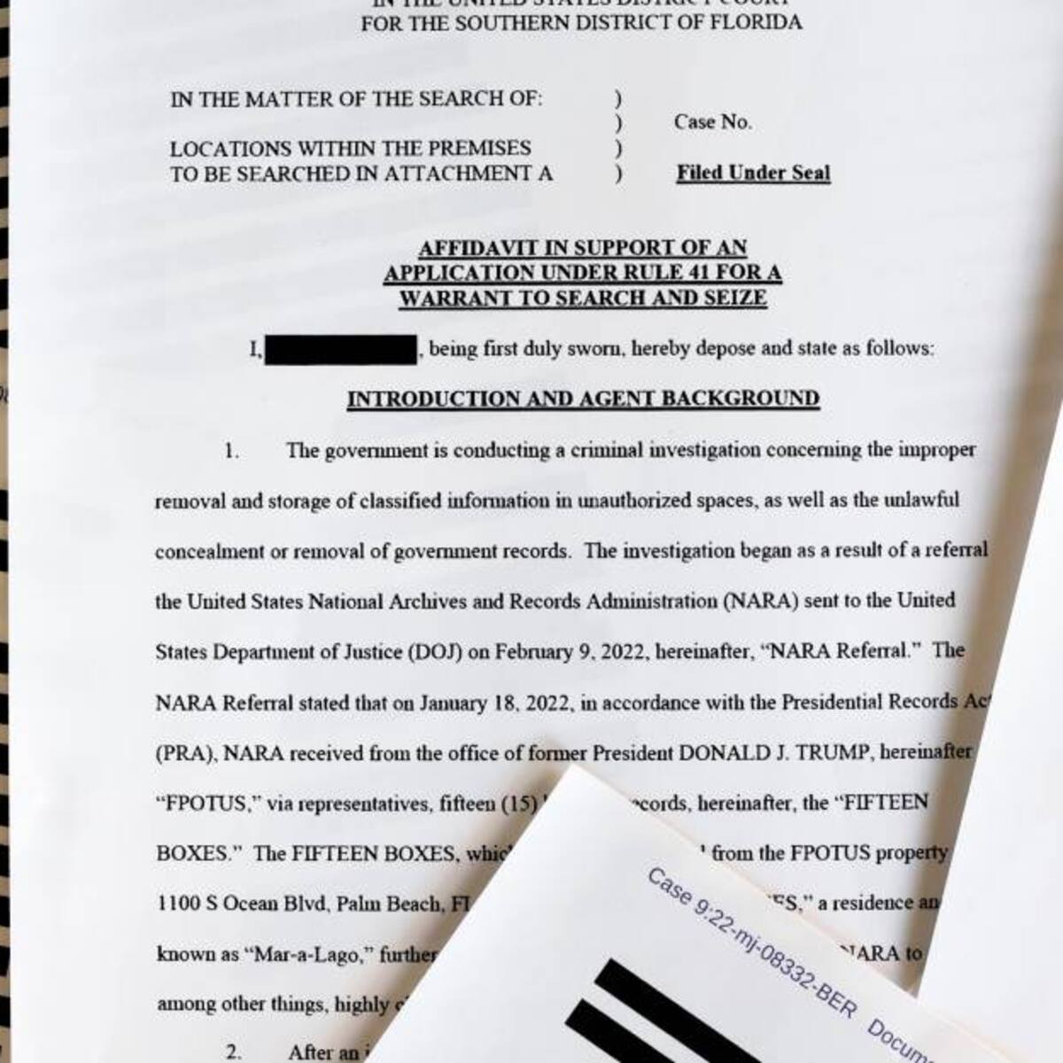 EE.UU. acusa a Trump de obstrucción a la justicia por ocultar documentos clasificados