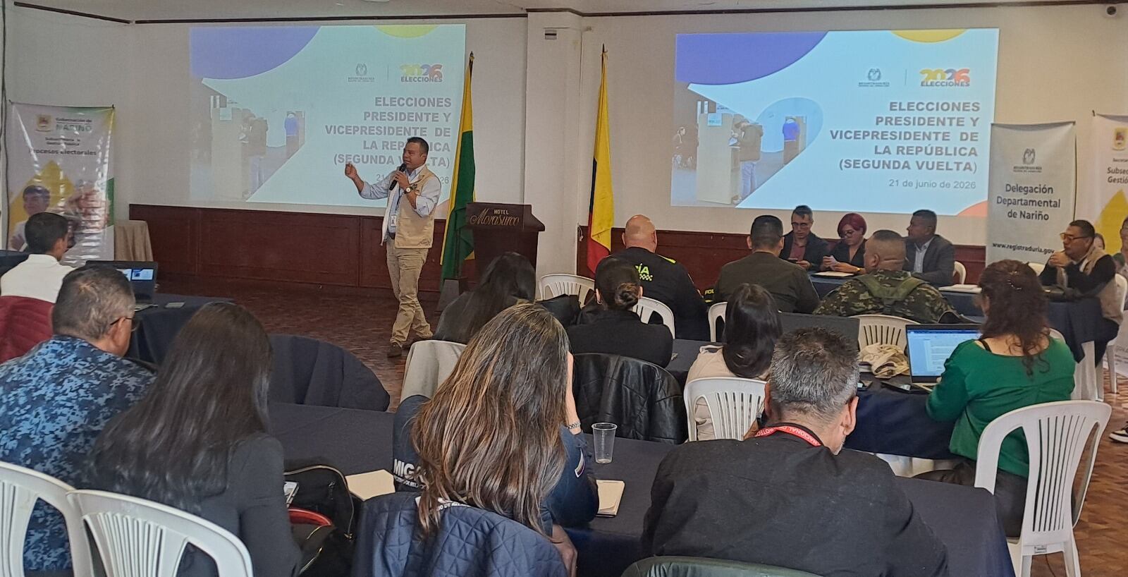 Comité de seguimiento electoral- Foto: Gobernación de Nariño