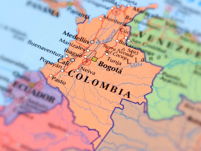 Mapa Colombia (Getty Images)