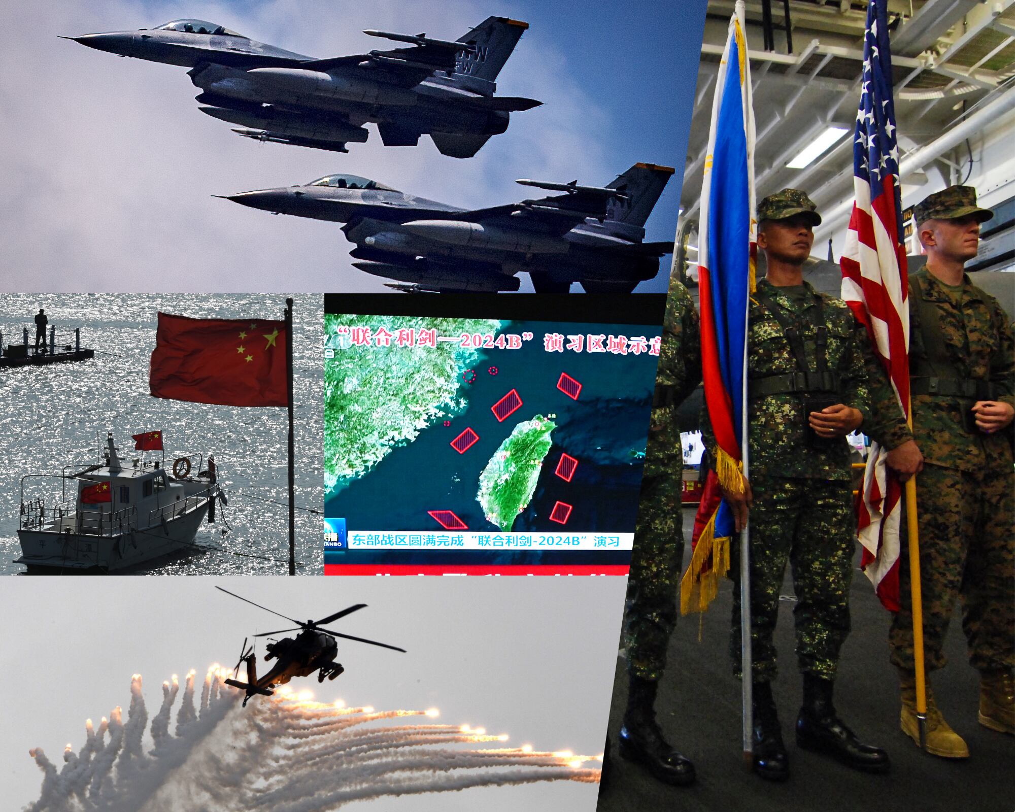 A pesar de que Filipinas y Estados Unidos aseguran que los ejercicios no están relacionados, estos coinciden con los movimientos militares de China en la isla de Taiwán.
(Foto: Caracol Radio / Getty )