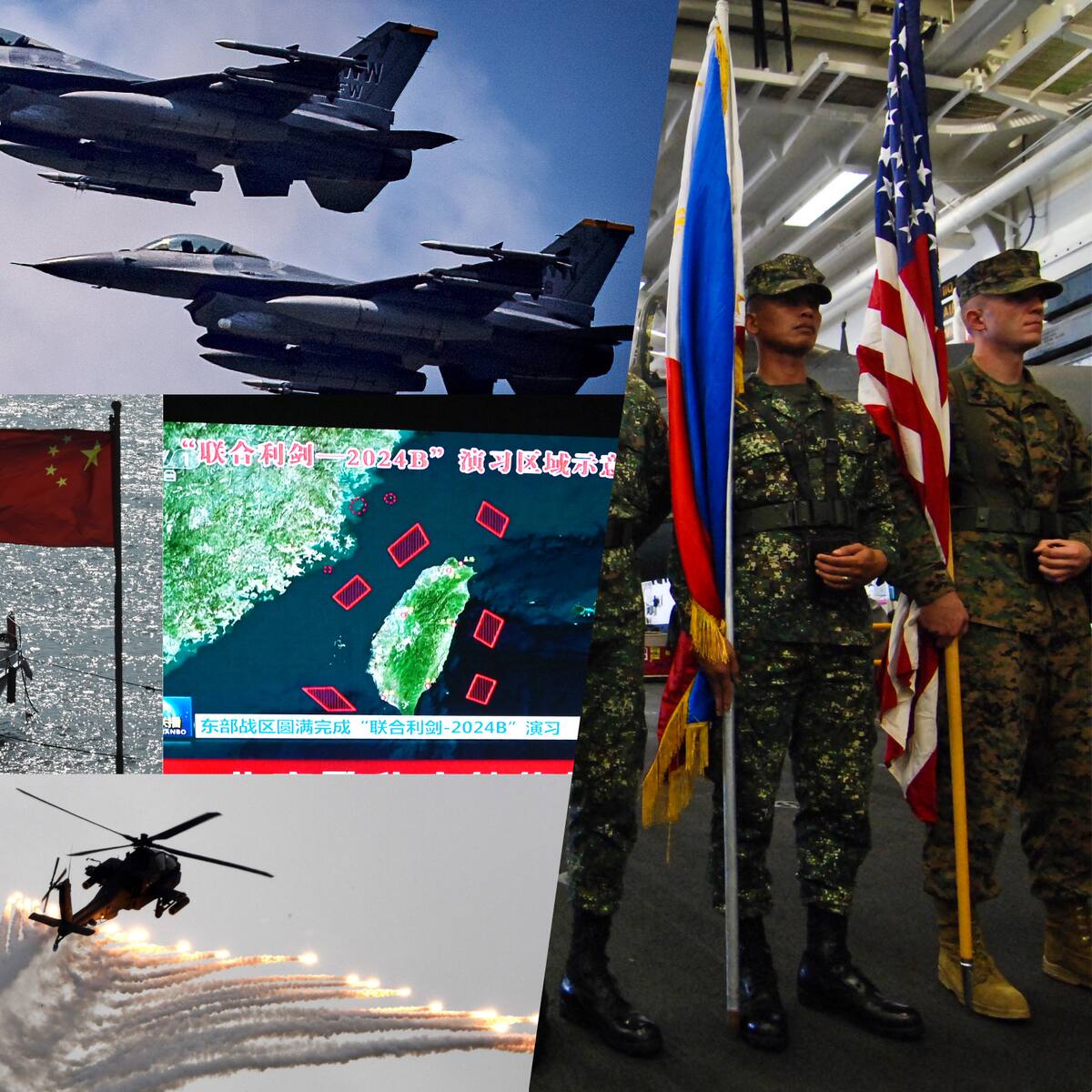 Tensión China-Taiwán: Estados Unidos y Filipinas lanzan ejercicios militares