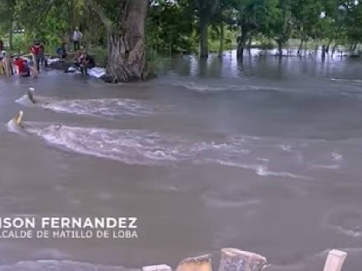 Emergencia por rompimiento de jarillón en Hatillo de Loba, Bolívar: hay 300 familias afectadas