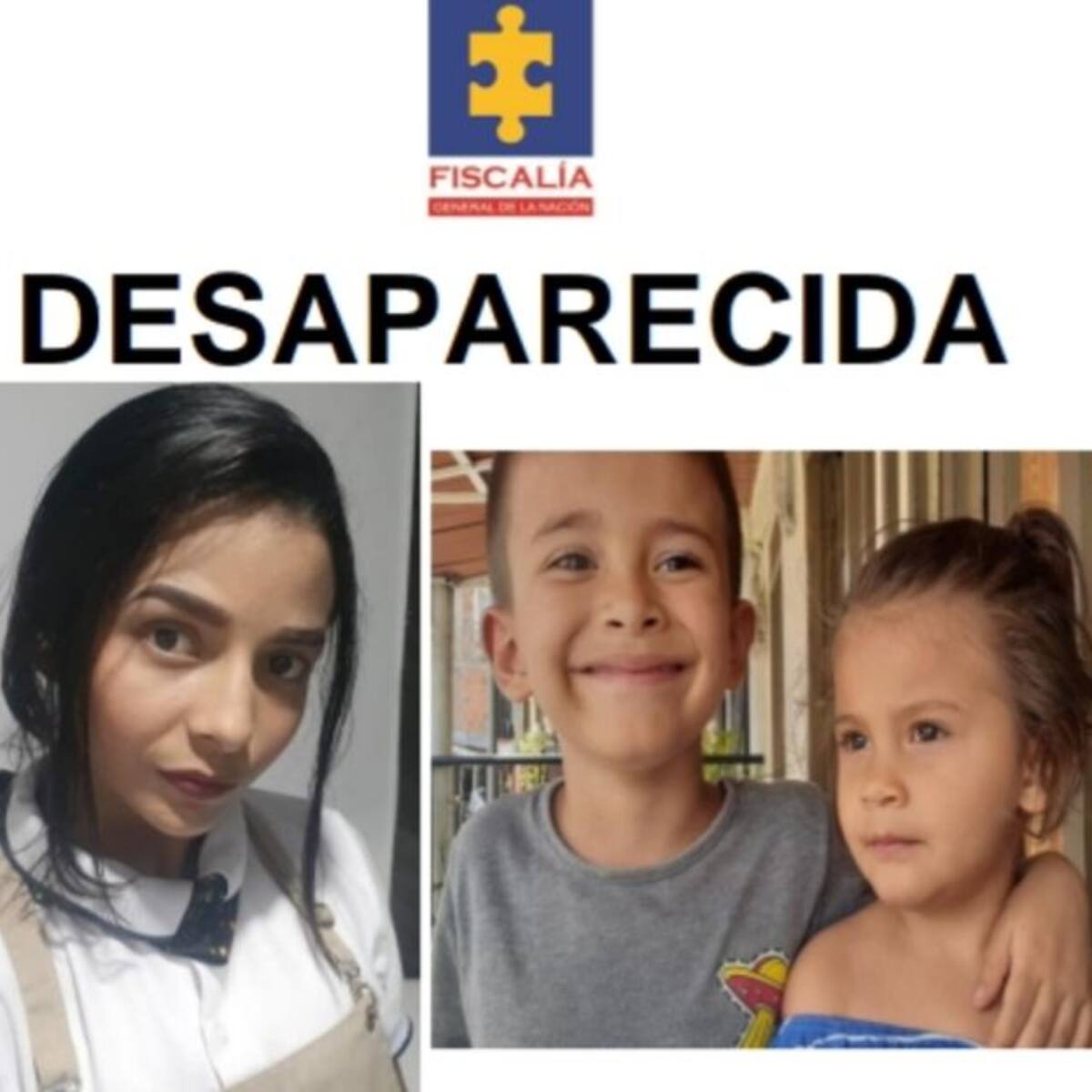 Una mujer y sus dos hijos llevan 15 días desaparecidos en Pereira