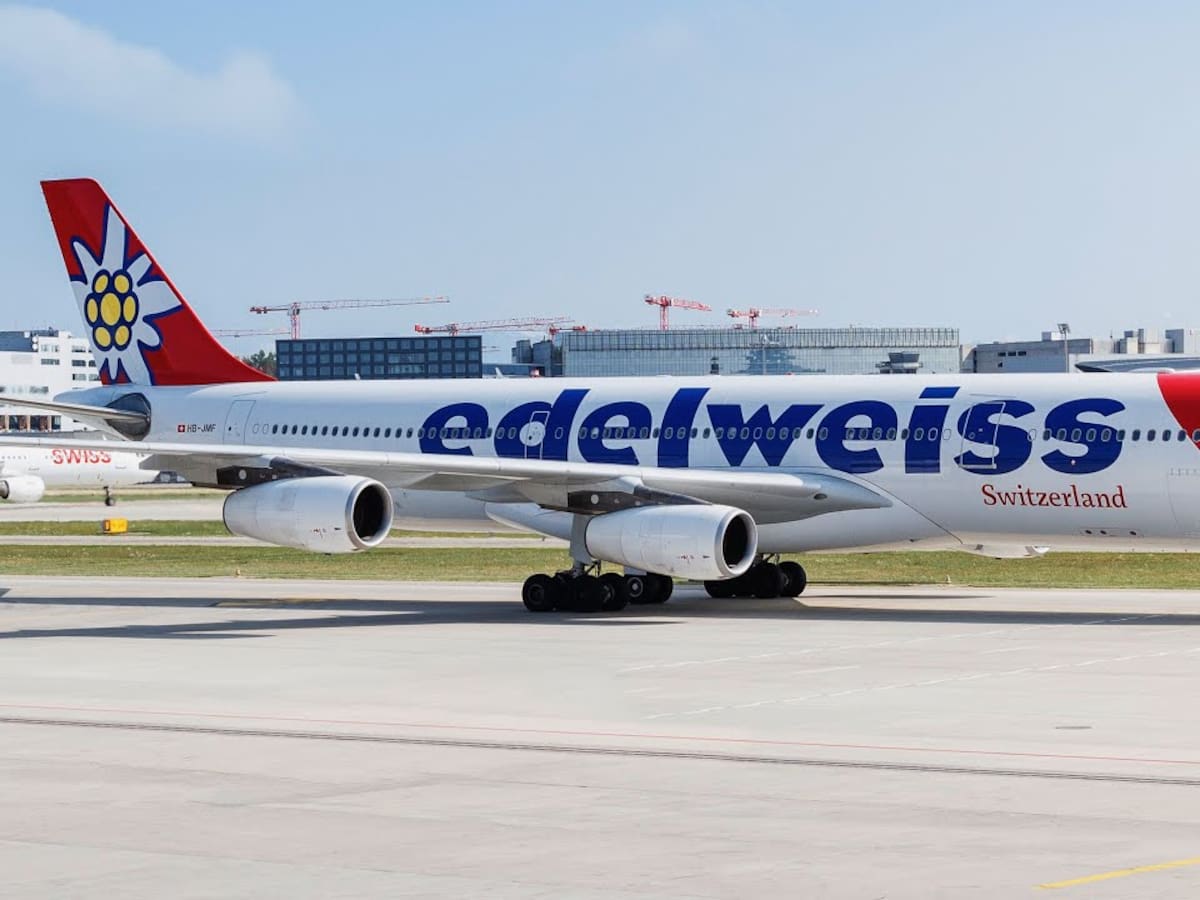 Aerolínea Edelweiss reanudará vuelo que conecta a Cartagena y Bogotá con Suiza