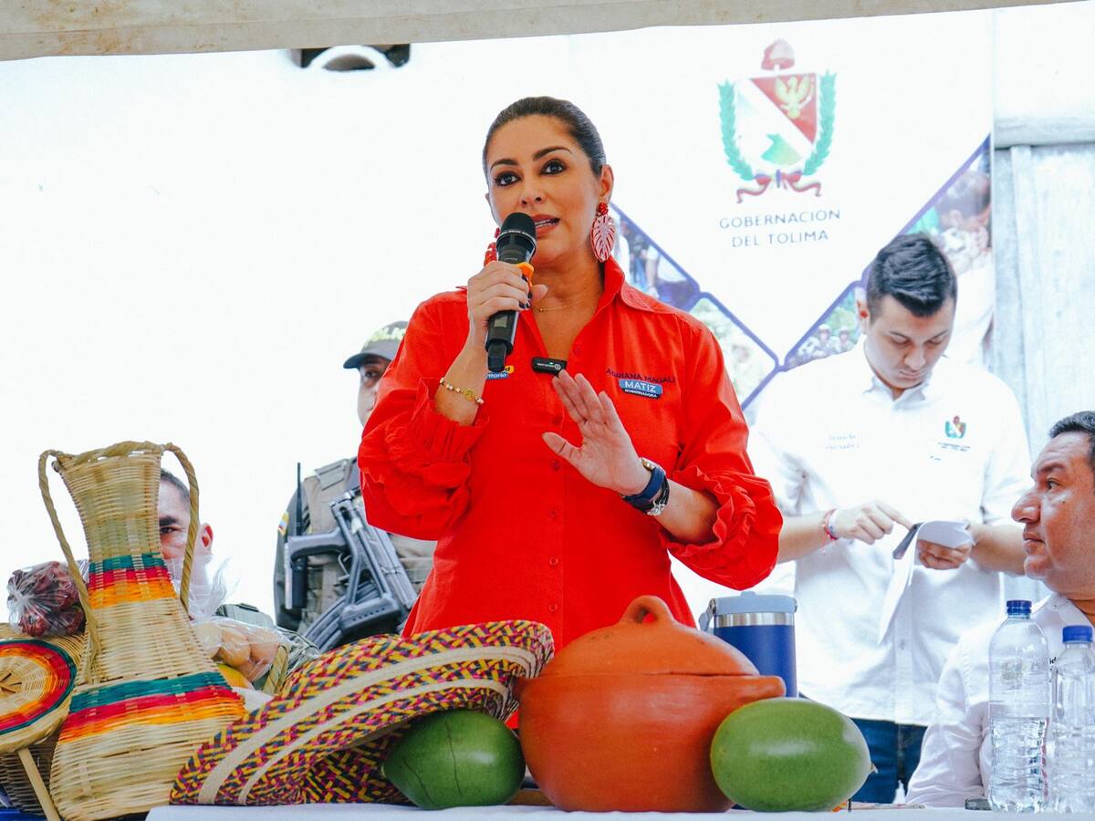El fuerte llamado de la gobernadora del Tolima, Adriana Matiz, a la Fuerza Pública