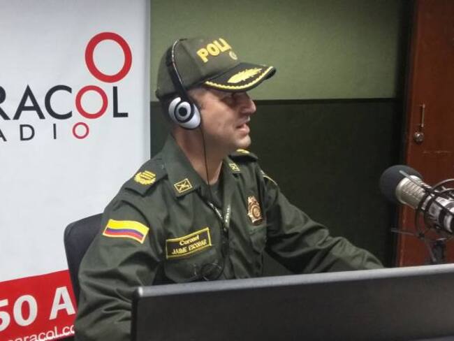Coronel Jaime Escobar, comandante de la Policía Metropolitana de Pereira