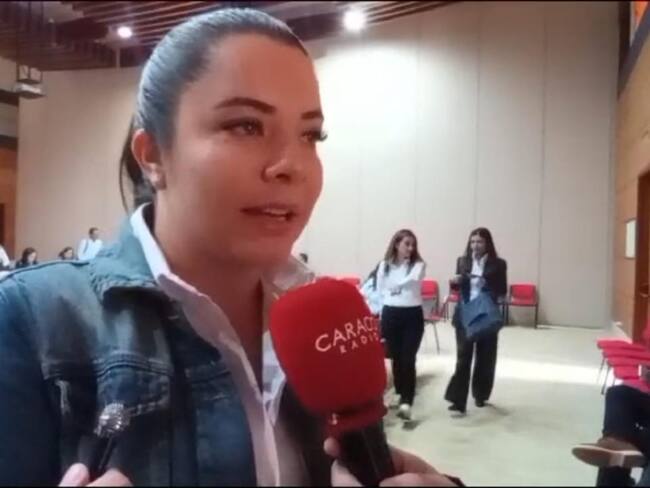 Karol Vanesa Perez, Gerente de Convites Comunales de la Gobernación de Boyacá / Foto. Caracol Radio.