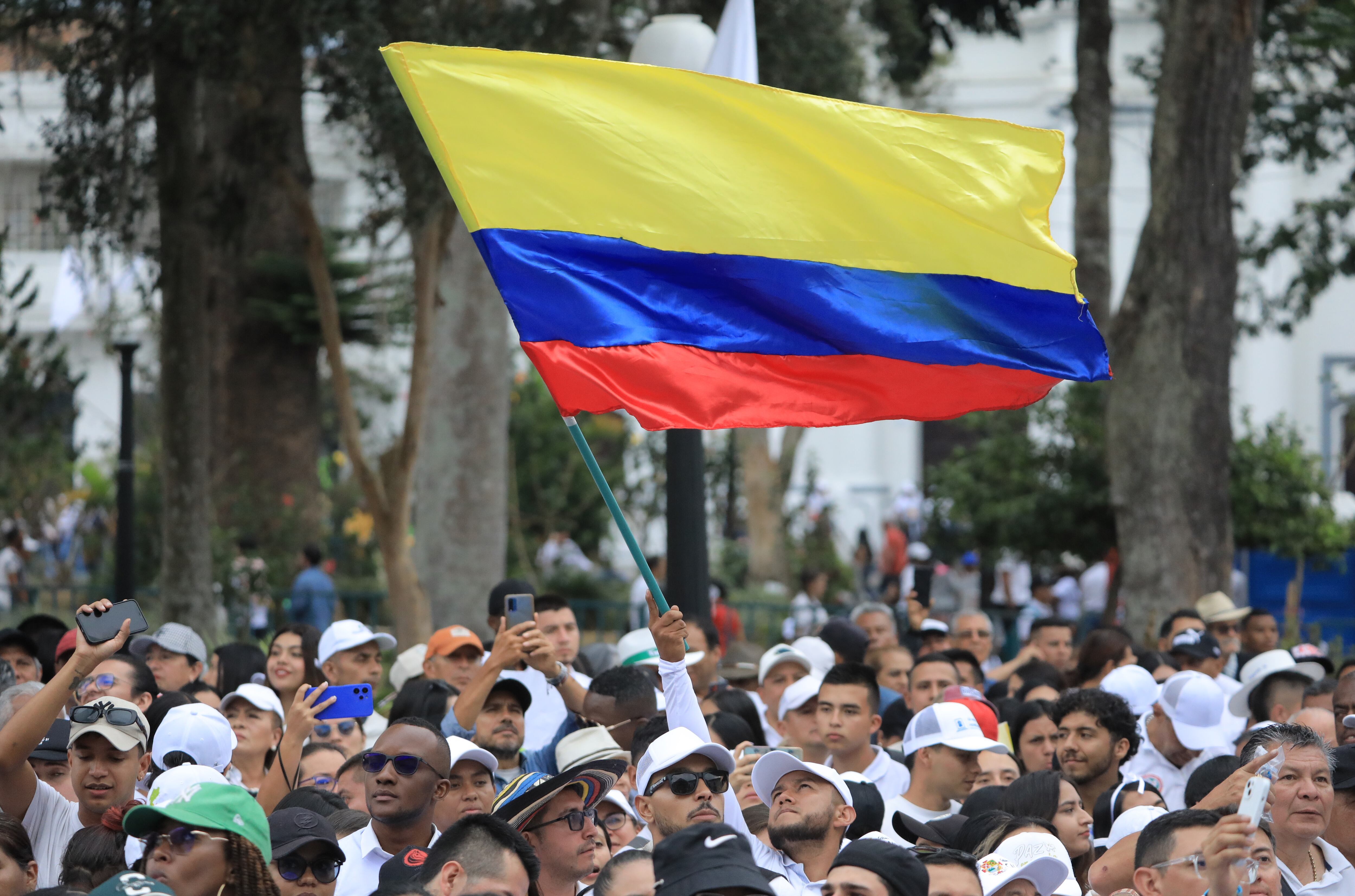 Marchas en Colombia. EFE/ Gobernacion del Cauca