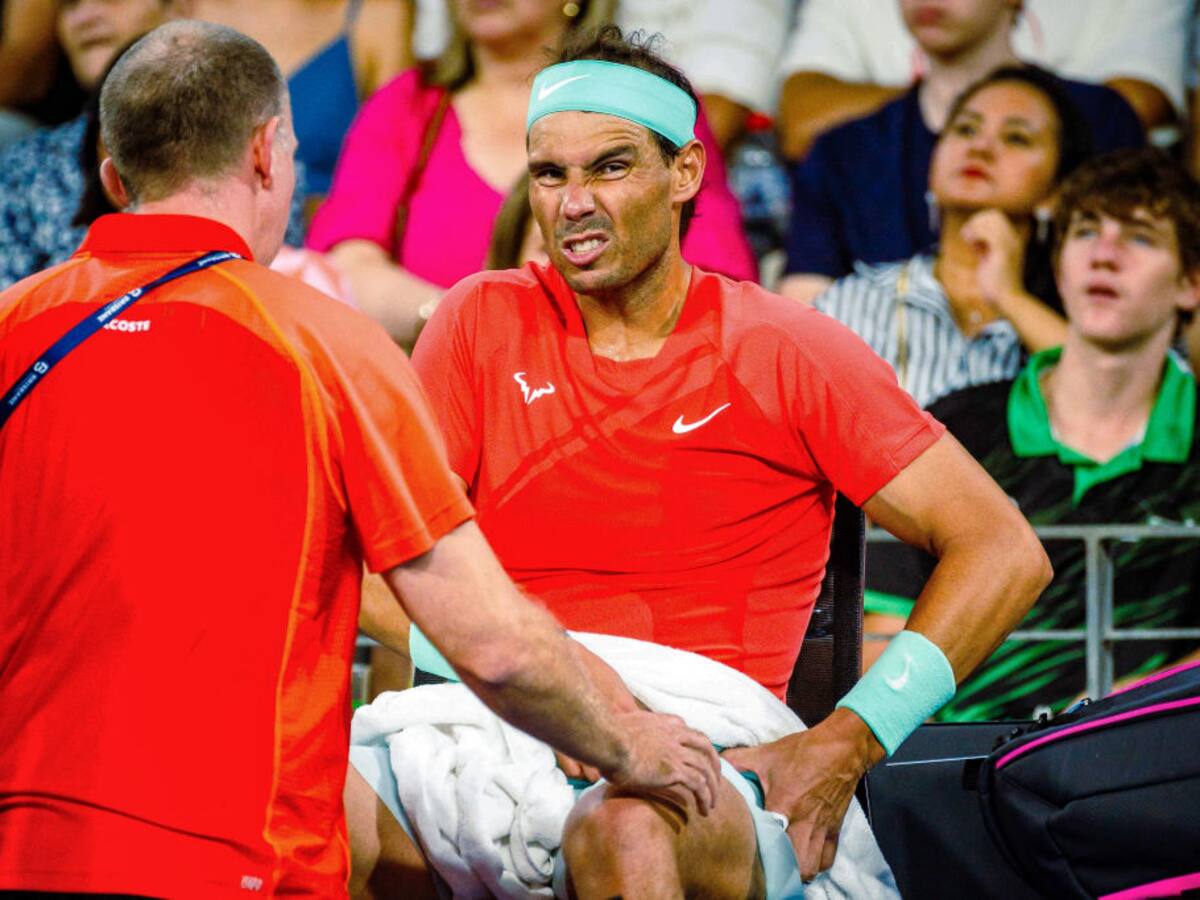 Rafael Nadal se vuelve a lesionar y no jugará el Abierto de Australia