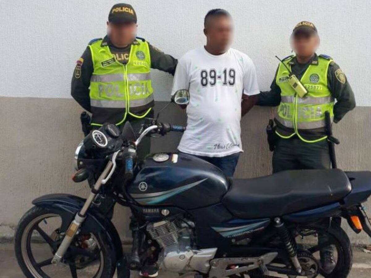 Policía de Cartagena detiene presunto responsable de robo de motos